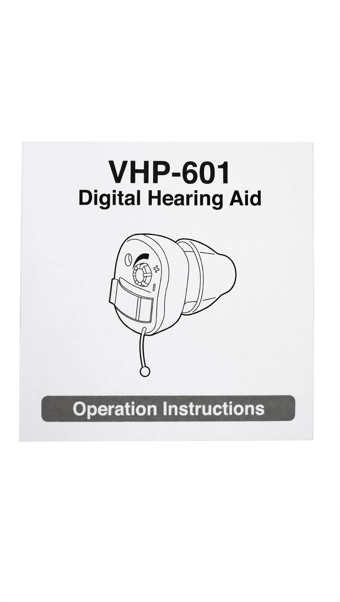 Clear Sound CIC Digital Hearing Aid – Whistle Free, Battery Operated