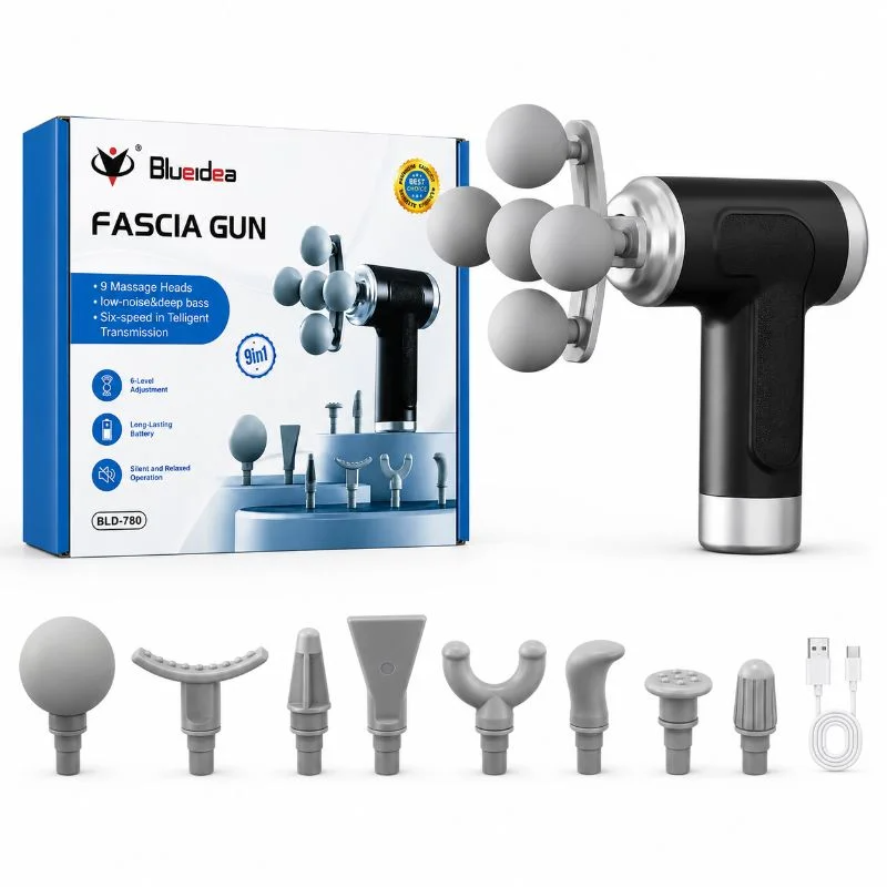 Blueidea 5-Head Massager Gun