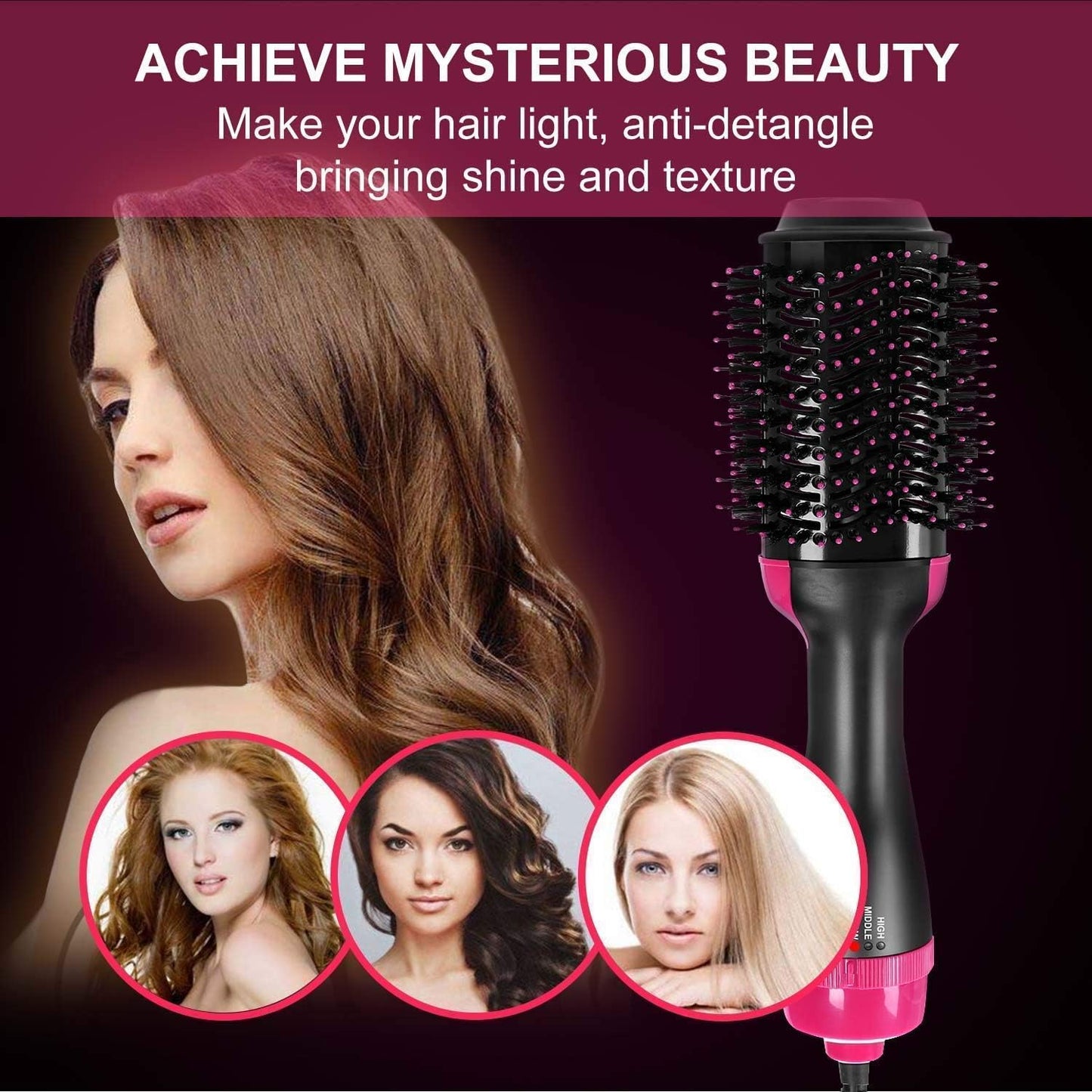 One Step Hot Air Brush – Hair Dryer & Styler