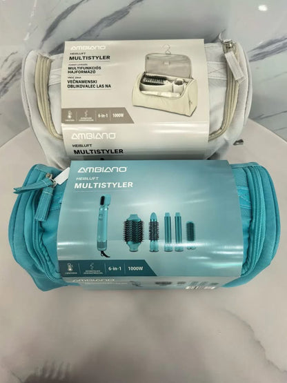 6-in-1 Hair Styler & Hot Air Brush – Dry, Curl & Volumize