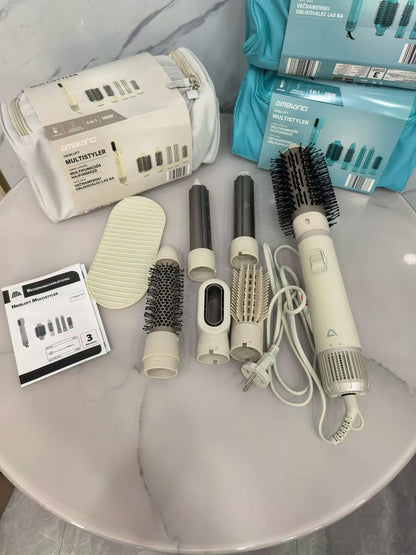 6-in-1 Hair Styler & Hot Air Brush – Dry, Curl & Volumize