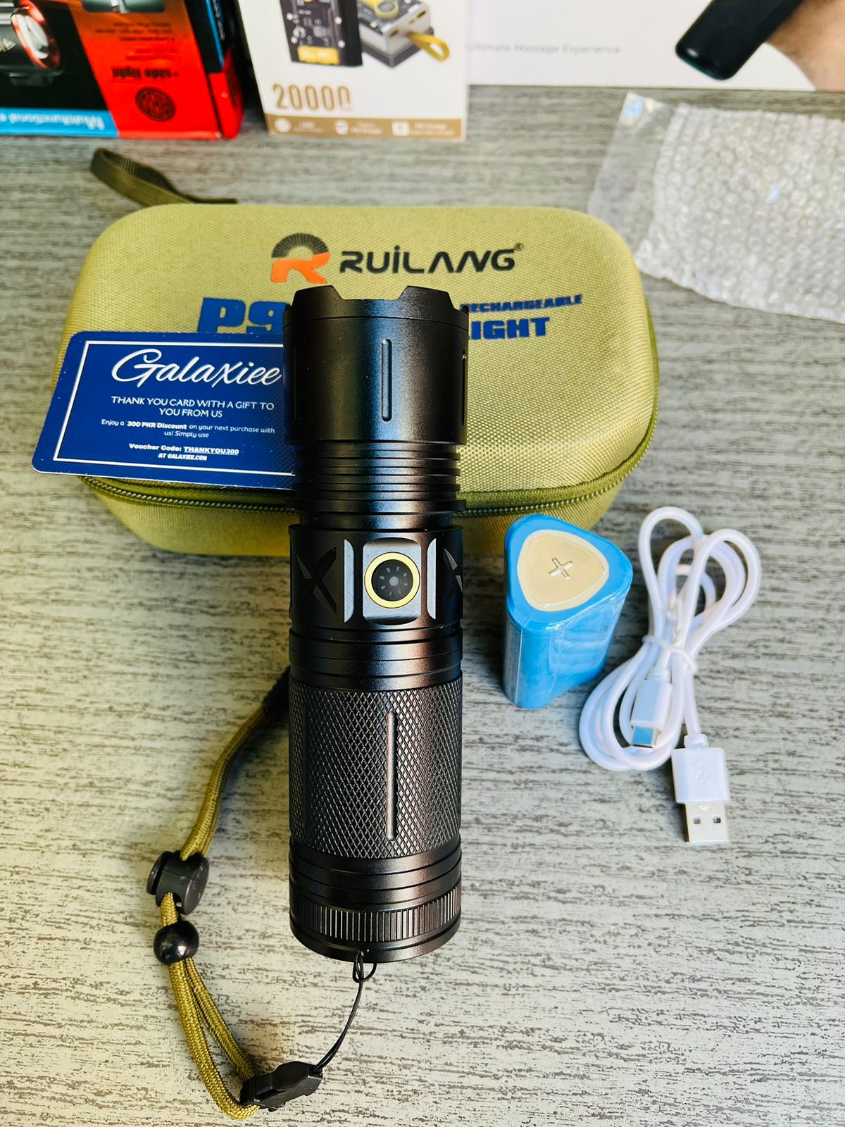 P90 Torch Flashlight – 1KM Range