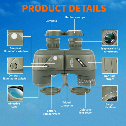Imported Bostron 10x50 Binoculars