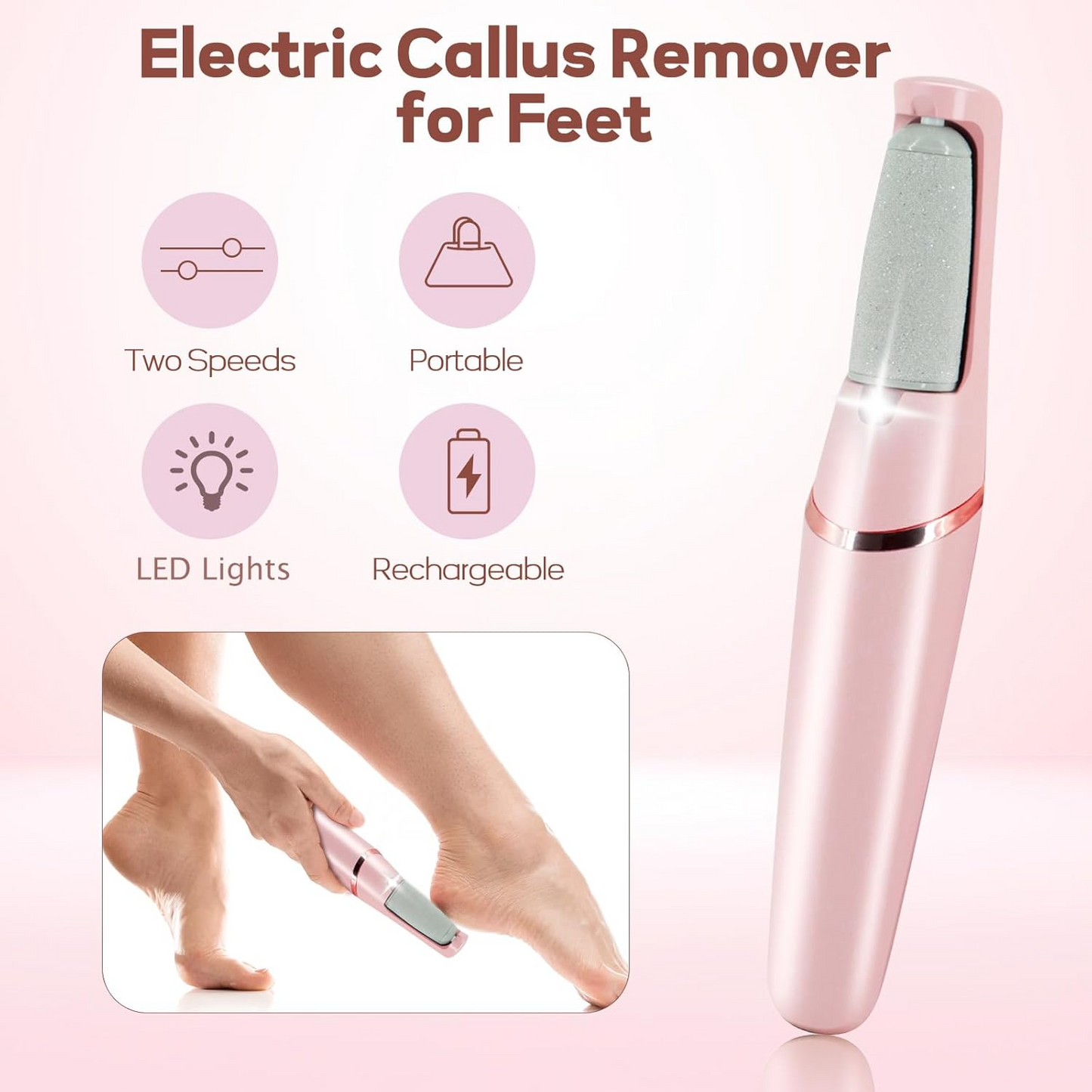 Professional Electric Callus Remover – Smooth & Soft Feet at Home