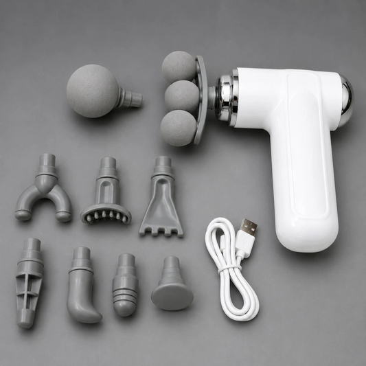Fascia Gun BLD-130 — Deep Tissue Massager | 9 Heads, 6 Different Speeds limit
