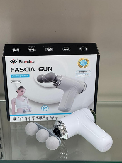 Fascia Gun BLD-130 — Deep Tissue Massager | 9 Heads, 6 Different Speeds limit