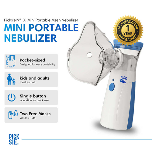 Portable Mesh Nebulizer – USB Rechargeable