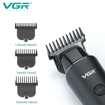 VGR Professional Hair & Beard Trimmer — Cordless Grooming Kit